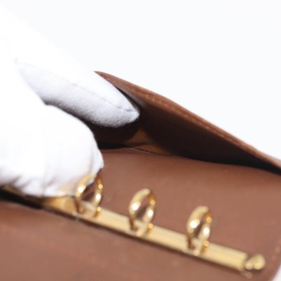 LOUIS VUITTON Vernis Agenda PM Day Planner Cover Bronze R21004 LV Auth 144310